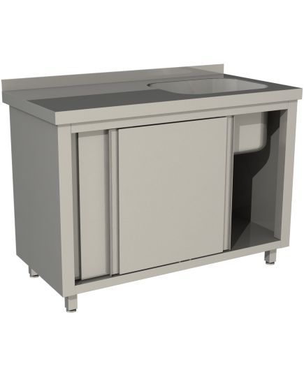 Стол производственный купе RESTOINOX СПЗК1М-11/6-БП 1100x600x850 мм